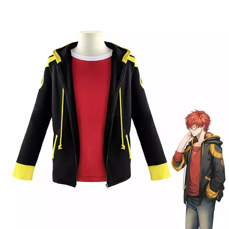Cosplay Clans Game Mystic Messenger 707 Saeyoung Choi Jacket Suit Cosplay Costume 3 Cosplay Clans Game Mystic Messenger 707 Saeyoung Choi Jacket Suit Cosplay Costume