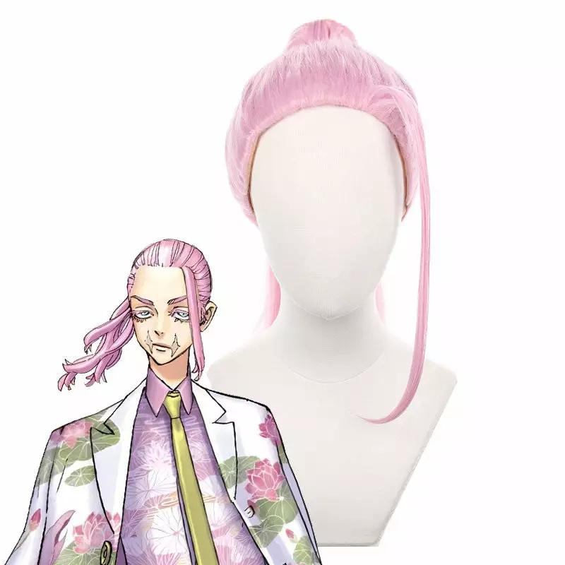 Cosplay Clans Anime Tokyo Revengers Sanzu Haruchiyo Cosplay Wigs 3 Cosplay Clans Anime Tokyo Revengers Sanzu Haruchiyo Cosplay Wigs