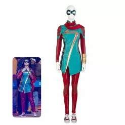 Cosplay Clans Ms. Marvel Kamala Khan Fullsuit Halloween Cosplay Costumes