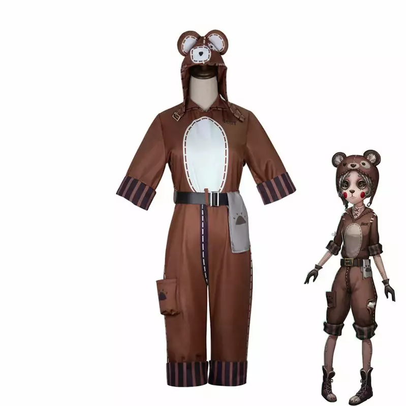 Cosplay Clans Game Identity V Mechanic Bear Girl Tracy Reznik Cosplay Costume 3 Cosplay Clans Game Identity V Mechanic Bear Girl Tracy Reznik Cosplay Costume