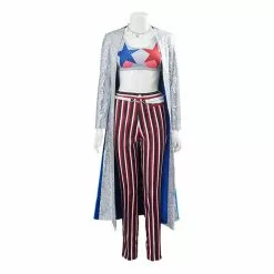 Cosplay Clans Movie Suicide Squad Harley Quinn Overcoat Outfits Cosplay Costume