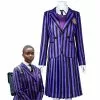 Cosplay Clans The Addams Family Wednesday Addams Purple Uniform Cosplay Costume -Cosplay Clans Sales 1 26bc29e2 8759 411e b0f0 e62fc3354e12