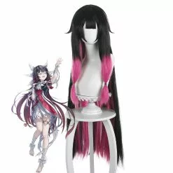 Cosplay Clans Genshin Impact Columbina Damslette Balck Pink Cosplay Wigs