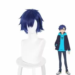 Cosplay Clans Anime SSSS.DYNAZENON Yomogi Asanaka Blue Short Cosplay Wigs