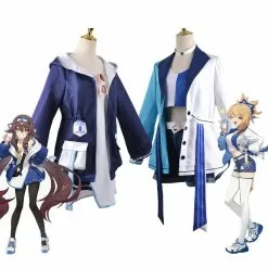 Cosplay Clans Game Genshin Impact X Lawson Yoimiya And Hu Tao Cosplay Costume