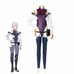 Cosplay Clans Game Cyberpunk: Edgerunners Lucyna Kushinada Purple Cosplay Costumes