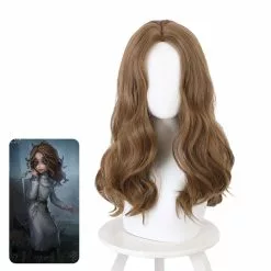 Cosplay Clans Game Identity V Psychologist Eda Mesmer Brown Cosplay Wigs