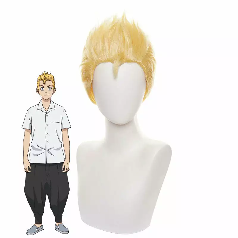Cosplay Clans Anime Tokyo Revengers Takemichi Hanagaki Cosplay Wigs 3 Cosplay Clans Anime Tokyo Revengers Takemichi Hanagaki Cosplay Wigs