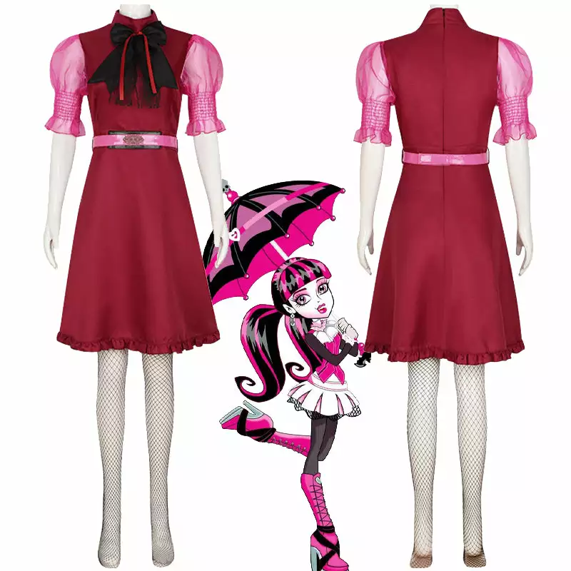 Cosplay Clans Monster High Draculaura Cosplay Costumes 3 Cosplay Clans Monster High Draculaura Cosplay Costumes