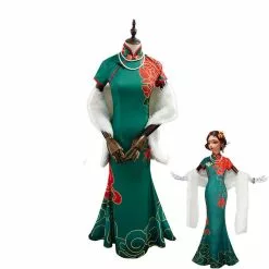 Cosplay Clans Game Identity V Red Butterfly-Lady Thirteen Michiko Cosplay Costume