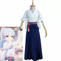 Cosplay Clans Game Genshin Impact Kamisato Ayaka Tsubaki In Thawing Snow Kimono Cosplay Costumes