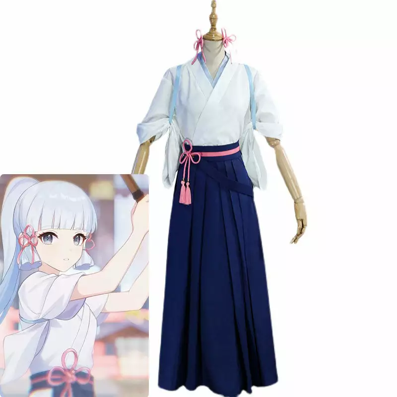 Cosplay Clans Game Genshin Impact Kamisato Ayaka Tsubaki In Thawing Snow Kimono Cosplay Costumes 3 Cosplay Clans Game Genshin Impact Kamisato Ayaka Tsubaki In Thawing Snow Kimono Cosplay Costumes