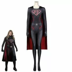 Cosplay Clans Villains Overgirl Jumpsuit Cosplay Costumes With Cloak