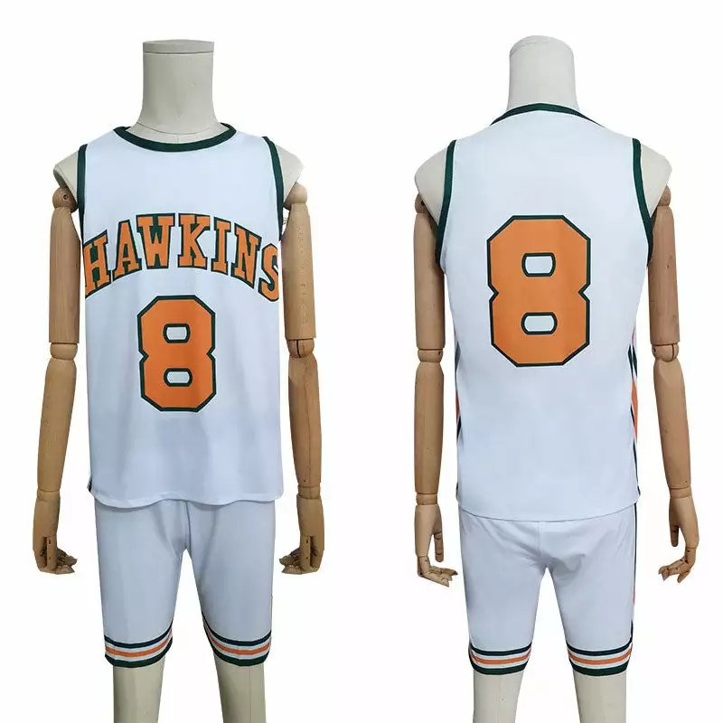 Cosplay Clans Stranger Things 4 Hawkins High School Lucas Sinclair Basketball Jersey Cosplay Costumes 3 Cosplay Clans Stranger Things 4 Hawkins High School Lucas Sinclair Basketball Jersey Cosplay Costumes