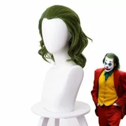 Cosplay Clans Movie Joker Halloween Green Short Cosplay Wigs
