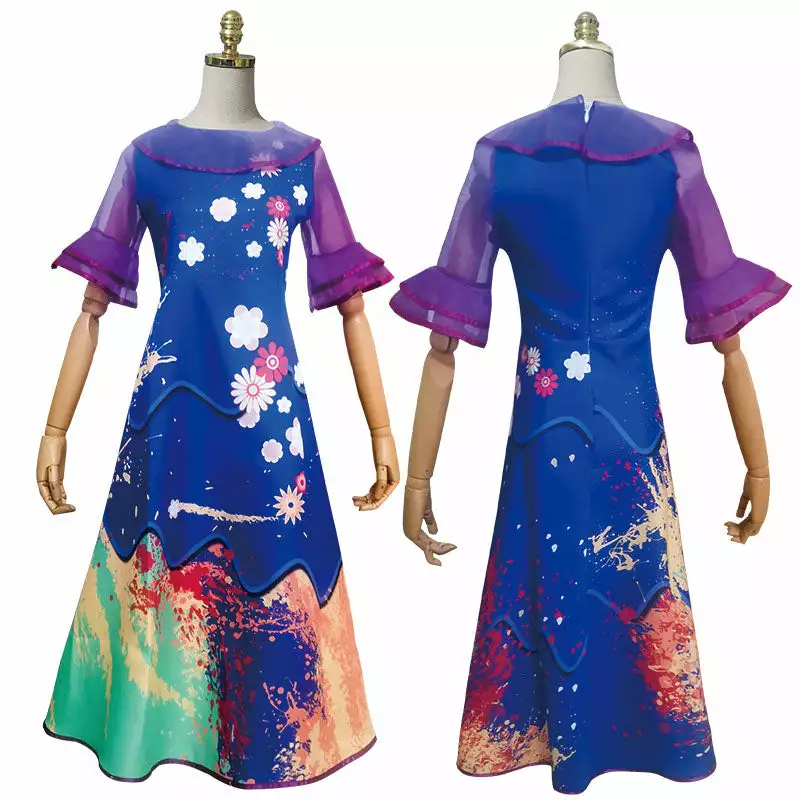 Cosplay Clans Encanto Isabela Madrigal Kids Dress Cosplay Costumes 3 Cosplay Clans Encanto Isabela Madrigal Kids Dress Cosplay Costumes