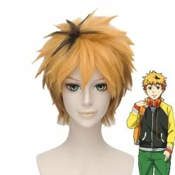 Cosplay Clans Anime Tokyo Ghoul Nagachika Hideyosh Short Golden Cosplay Wigs