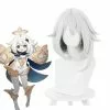 Cosplay Clans Game Genshin Impact Paimon Gray White Short Cosplay Wig -Cosplay Clans Sales 1 66f85215 6158 414b 87a4 6a889df025b9