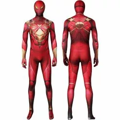 Cosplay Clans Spider-Man Iron Spider-Man Armor Jumpsuits Cosplay Costume