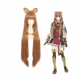 Cosplay Clans Anime The Rising Of The Shield Hero Raphtalia Long Straight Brown Cosplay Wig