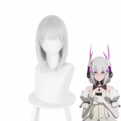 Cosplay Clans Game Punishing: Gray Raven Liv: Ray Silver Short Cosplay Wigs