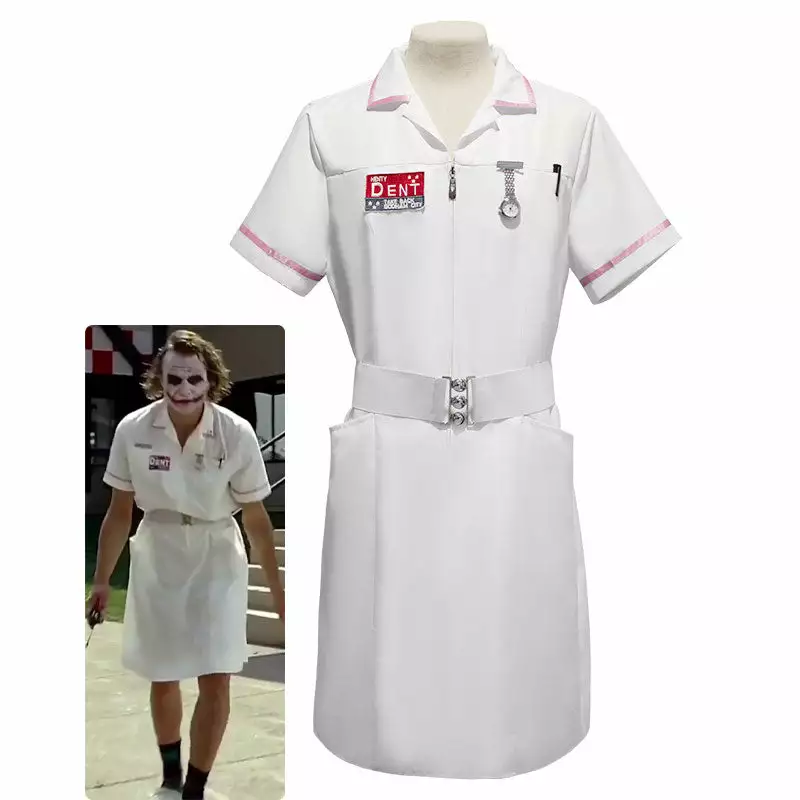 Cosplay Clans Batman: Arkham Asylum Joker Nurse Cosplay Costumes 3 Cosplay Clans Batman: Arkham Asylum Joker Nurse Cosplay Costumes