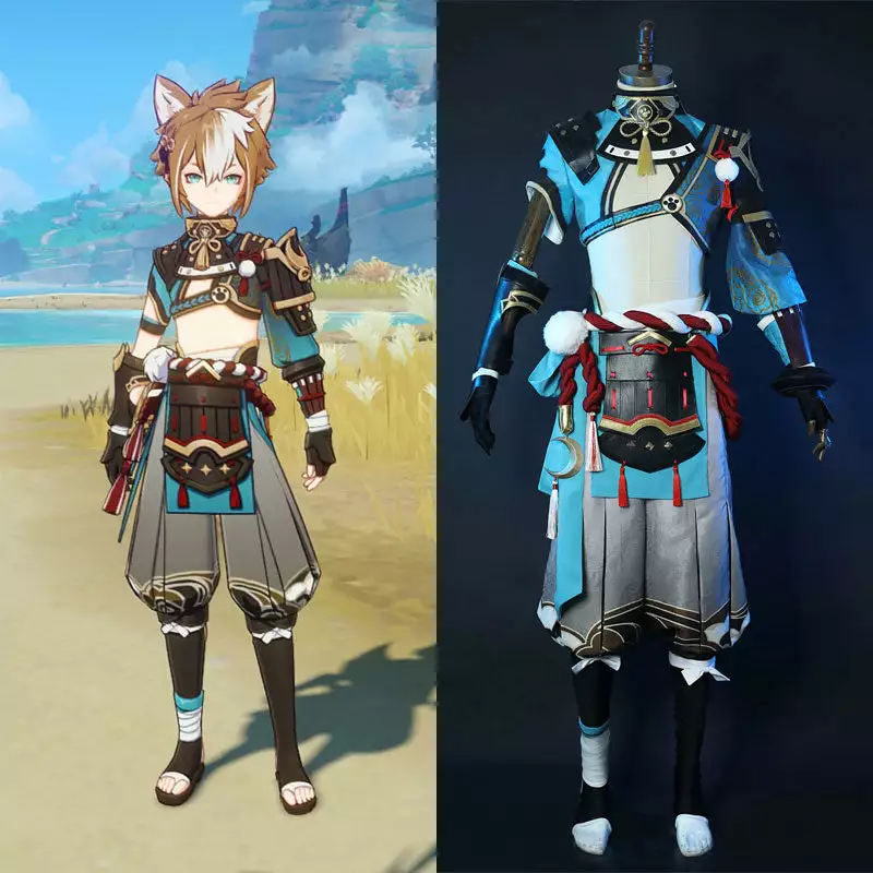 Cosplay Clans Game Genshin Impact Gorou Fullsuit Cosplay Costumes 4 Cosplay Clans Game Genshin Impact Gorou Fullsuit Cosplay Costumes - Image 2