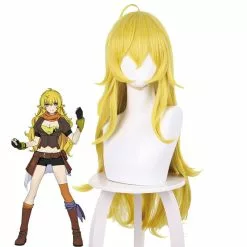 Cosplay Clans Anime RWBY Yellow Trailer Yang Xiao Long Cosplay Wigs