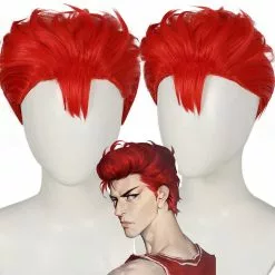 Cosplay Clans Anime Slam Dunk Hanamichi Sakuragi Cosplay Wig