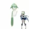 Cosplay Clans Game Genshin Impact Sucrose Long Fluorescent Green Cosplay Wigs