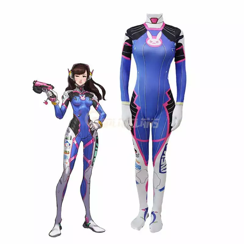 Cosplay Clans Game Overwatch D.Va Hana Song Suit Leotard Cosplay Costumes 3 Cosplay Clans Game Overwatch D.Va Hana Song Suit Leotard Cosplay Costumes