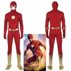 Cosplay Clans The Flash Season 8 Barry Allen Jumpsuit Cosplay Costumes