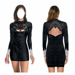 Cosplay Clans Game Nier: Automata 2B YoRHa No.2 Type B Dress Cosplay Costumes