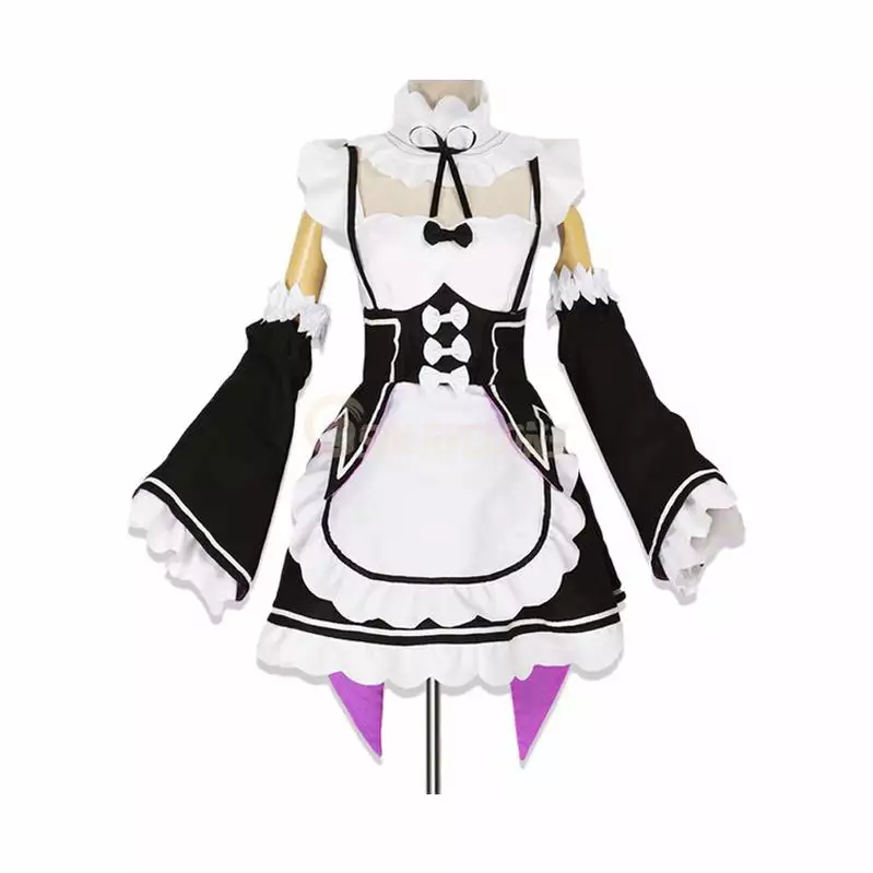 Cosplay Clans Anime Re:Zero Starting Life In Another World Rem And Ram Maid Cosplay Costume 4 Cosplay Clans Anime Re:Zero Starting Life In Another World Rem And Ram Maid Cosplay Costume - Image 2