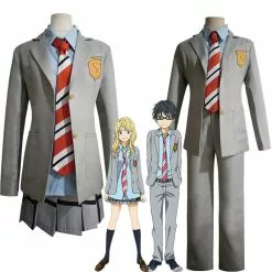 Cosplay Clans Anime Your Lie In April Kaori Miyazono Kousei Arima Uniform Cosplay Costumes