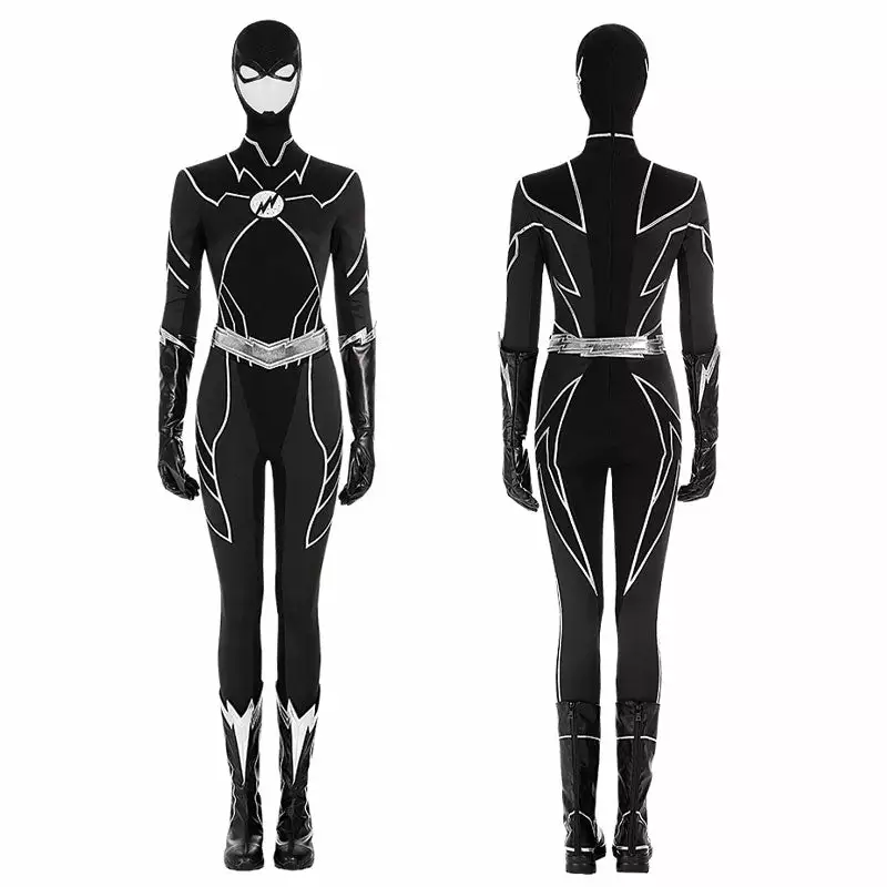 Cosplay Clans DC The Flash Meena Dhawan Jumpsuit Cosplay Costumes 3 Cosplay Clans DC The Flash Meena Dhawan Jumpsuit Cosplay Costumes