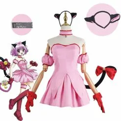 Cosplay Clans Anime Tokyo Mew Mew Ichigo Momomiya Dress Cosplay Costume