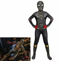Cosplay Clans Spider-Man 3 No Way Home Peter Parker Kids Jumpsuit Cosplay Costumes