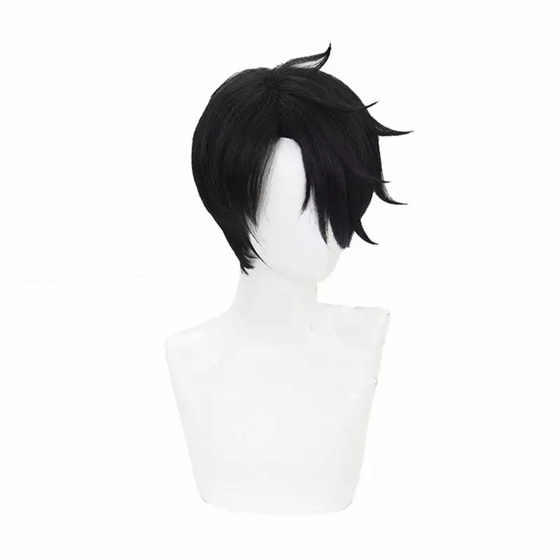 Cosplay Clans Anime The Promised Neverland Ray Short Black Cosplay Wigs 4 Cosplay Clans Anime The Promised Neverland Ray Short Black Cosplay Wigs - Image 2