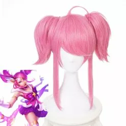 Cosplay Clans Game LOL Star Guardian Lux Pink Cosplay Wigs