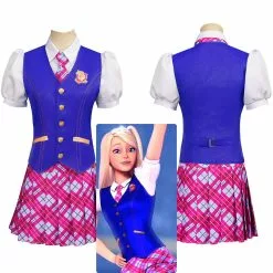 Cosplay Clans Barbie: Princess Charm School Delancy Devin Princess Hadley Uniform Cosplay Costumes