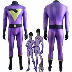 Cosplay Clans The Wonder Twins Jayna Jumpsuit Cosplay Costumes