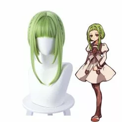 Cosplay Clans Anime Toilet Bound Hanako Kun Nanamine Sakura Cosplay Wig Short Green Cosplay Wigs