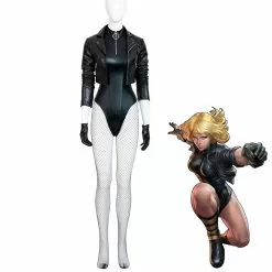 Cosplay Clans DC Comics: Dinah Drake Black Canary Fullset Cosplay Costumes