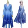 Cosplay Clans Movie Frozen 2 Elsa Snow Princess Dress Fullset Cosplay Costumes