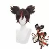 Cosplay Clans Game Genshin Impact Xinyan Brown Cosplay Wigs