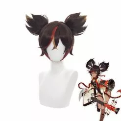 Cosplay Clans Game Genshin Impact Xinyan Brown Cosplay Wigs