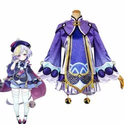 Cosplay Clans Game Genshin Impact QiQi Fullset Cosplay Costumes