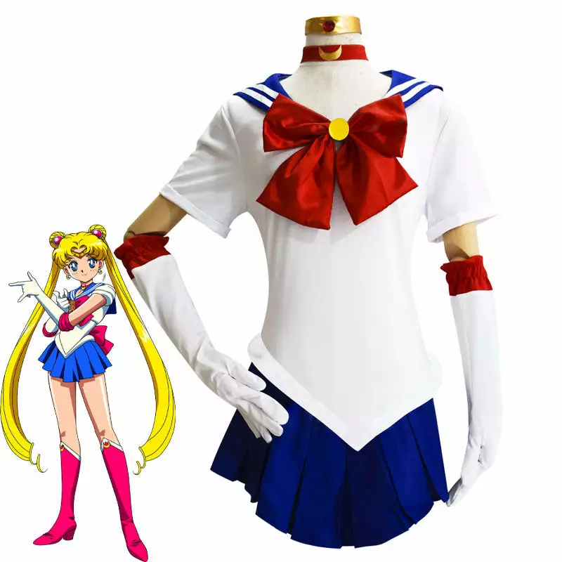Cosplay Clans Anime Sailor Moon Tsukino Usagi JK Uniform Cosplay Costumes 3 Cosplay Clans Anime Sailor Moon Tsukino Usagi JK Uniform Cosplay Costumes
