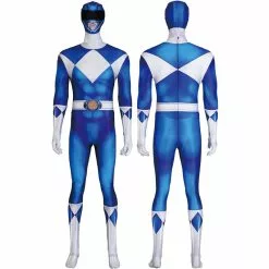 Cosplay Clans Mighty Morphin Power Rangers Etoffe Tribe Knight Dan Tricera Ranger Blue Ranger Cosplay Costumes
